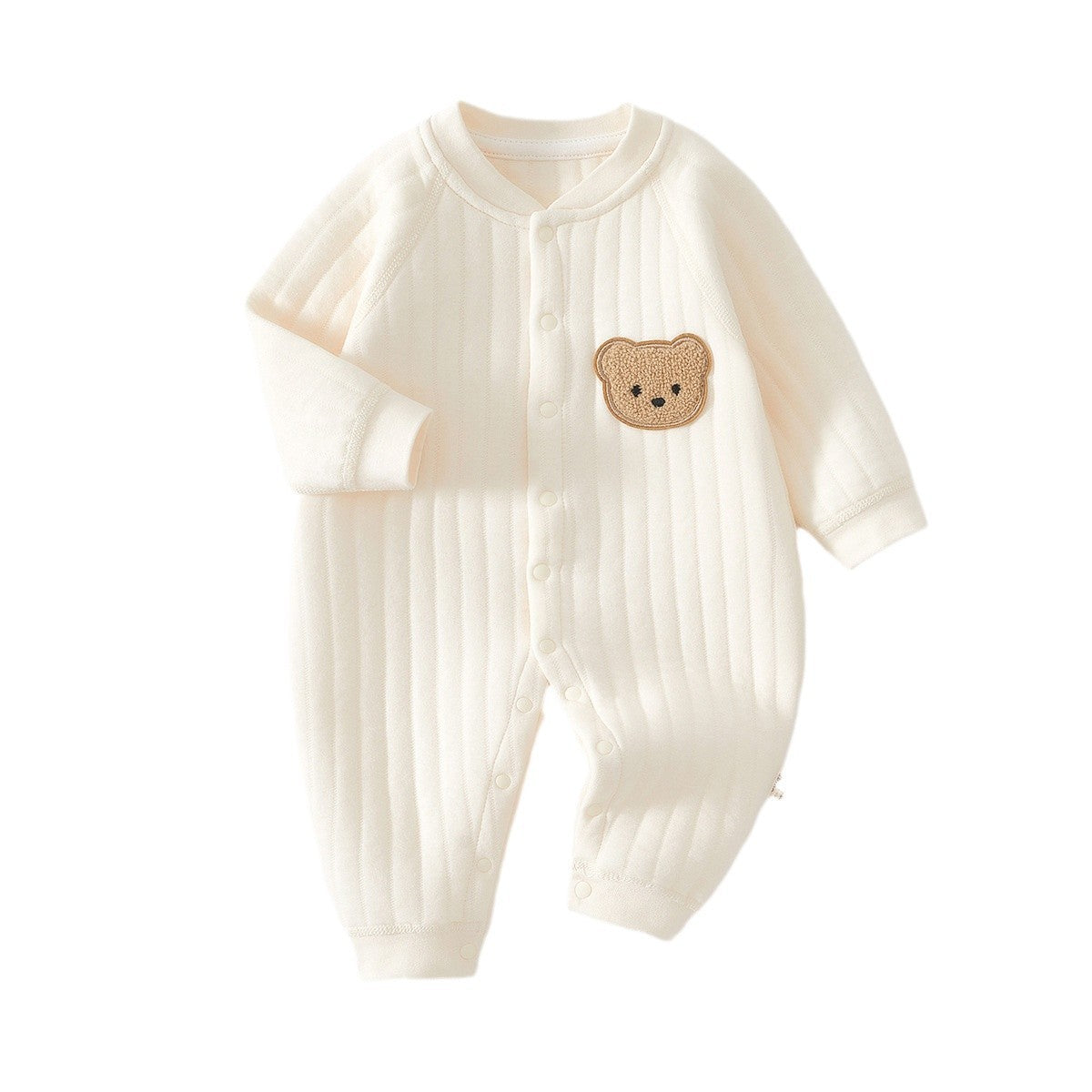 Baby Cotton-padded Jumpsuit Long Sleeve Romper