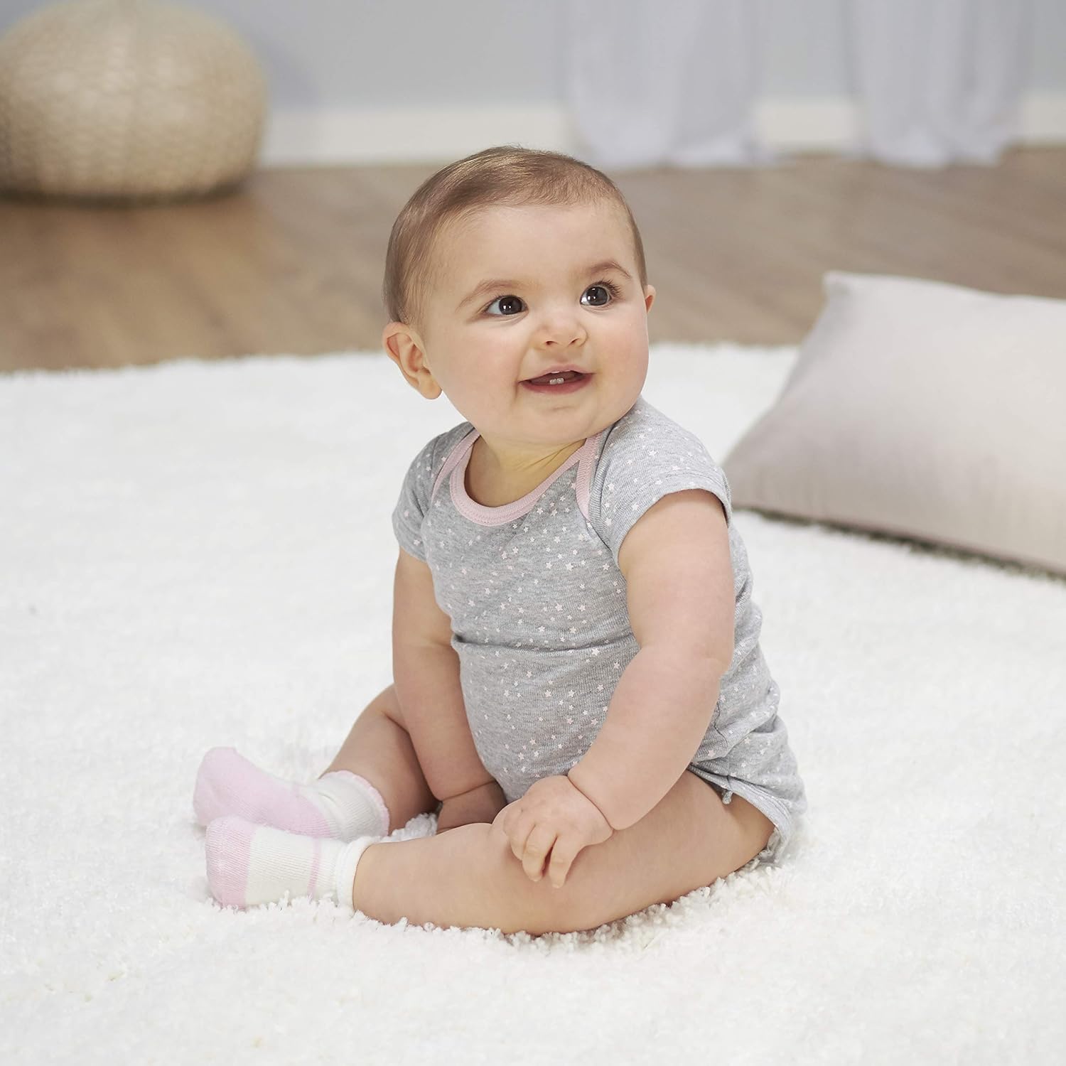 Baby-Girls 5-Pack Short Sleeve Variety Onesies Bodysuits