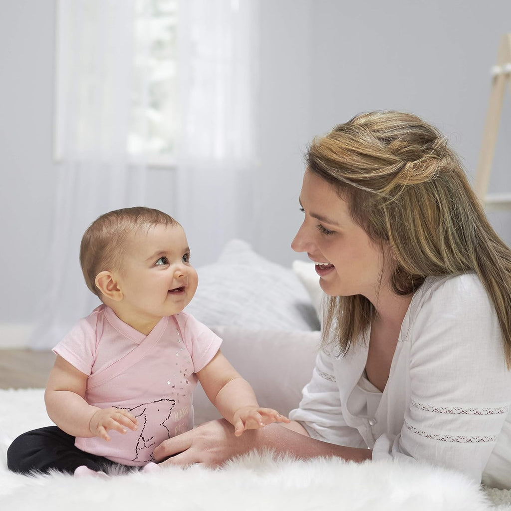 Baby-Girls 5-Pack Short Sleeve Variety Onesies Bodysuits