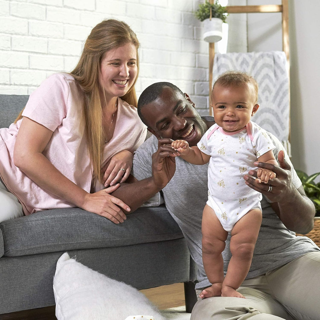 Baby-Girls 5-Pack Short Sleeve Variety Onesies Bodysuits