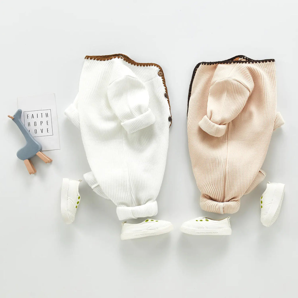 Cute Knitted Baby Romper Outfit