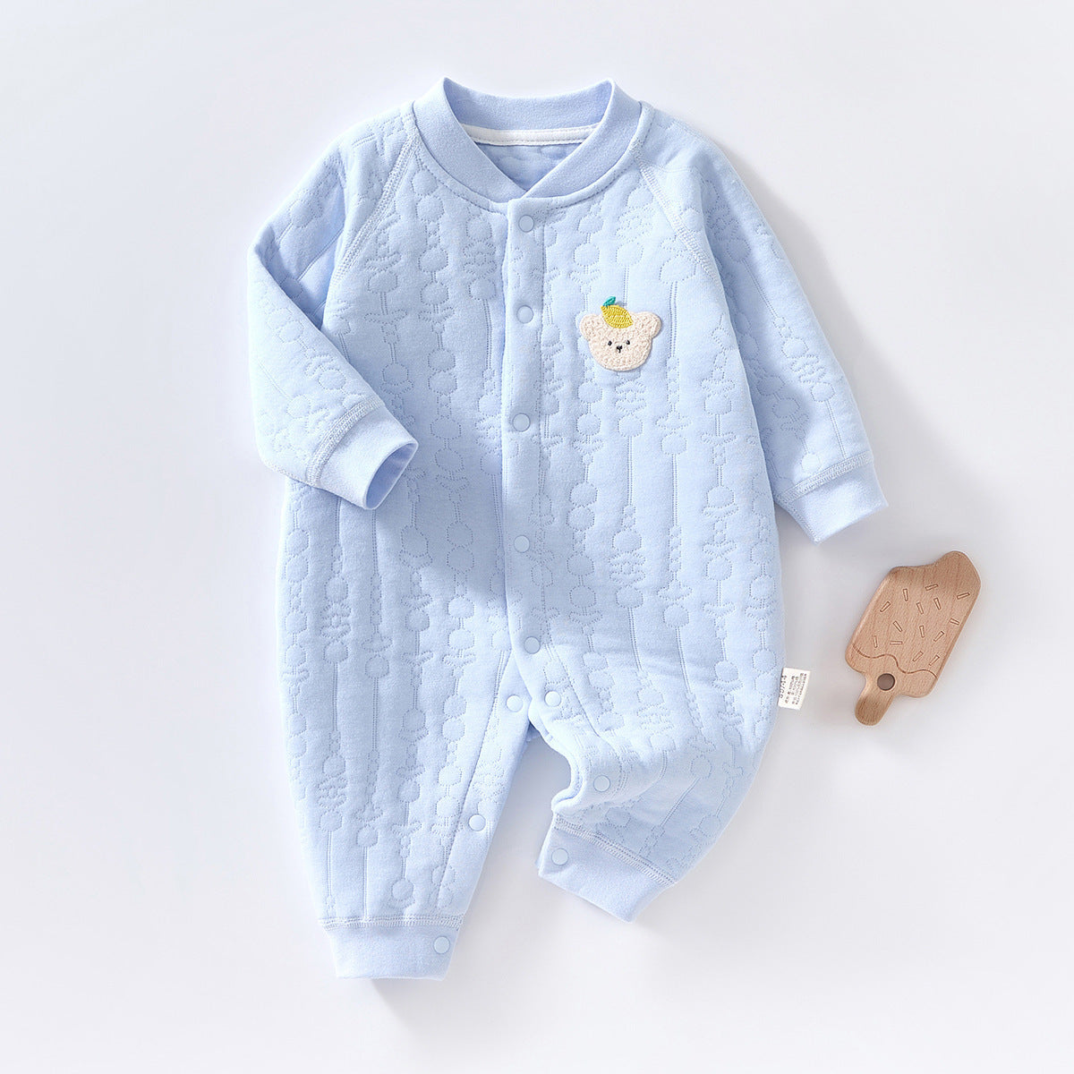 Baby Cotton-padded Jumpsuit Long Sleeve Romper